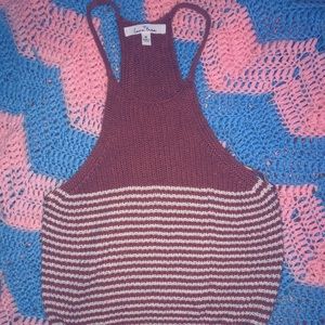 LOVE TREE KNIT CROP TOP